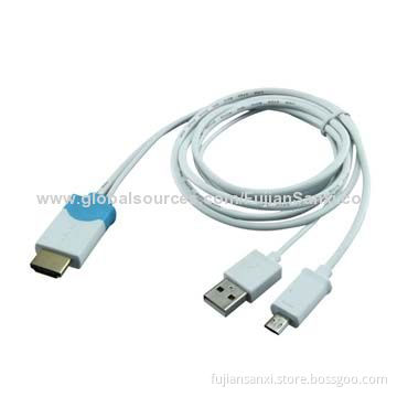 Micro USB Adapter HDTV HDMI Cable for Samsung Galaxy S4 i9500/S3/i9300, Note 2 N7100